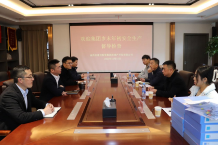 集团安管部一行赴尊龙凯时地产公司开展 岁末年头清静生产督导检查
